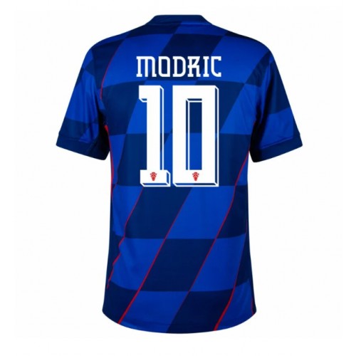 Hrvatska Luka Modric #10 Gostujuci Dres EP 2024 Kratak Rukav